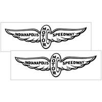 1979 Mustang Pace/Indy Wings Decal Set (3.25" x 11") Black