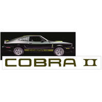 1975-77 Cobra II Spoiler Decal - Black