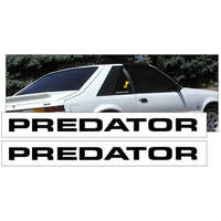 Predator Cobra Sail Panel Decal Set (Size 65" x 94") Gold Metallic