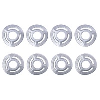 1964 - 1970 Mustang Bumper Wave Washers - Set of 8