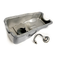 1965-73 Mustang Oil Pan, Baffle, & Tube Kit (Oil Pan, baffle, and tube - fits 260/289/302)