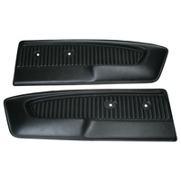 1965 - 1966 Mustang Deluxe Door Panels (Black)