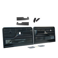 1973 - 1979 Ford F-Truck XLT Door Panel Kit - Black