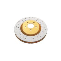 Rear 4000 Series XD Gold Brake Rotor for 2010+ Chevrolet Camaro V8- Pair