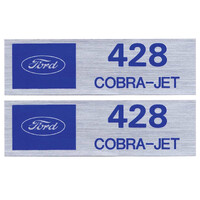 VALVE COVER DECALS "FORD 428 COBRA JET"