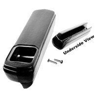 Black Rear Door Arm Rest for 1969-72 Chevrolet Pick Up - Right