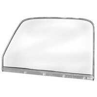 1947-50 Chevy Pickup Chrome Door Window Glass - Right