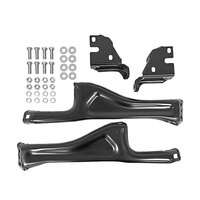 4pc Front Bumper Bracket Set for 1981-87 Chevrolet Pick Up