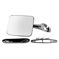 1970-72 Chevy Pickup Rectangle Exterior Mirror Assembly - Left