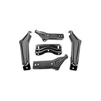 1964-65 Chevelle 5pc Rear Bumper Bracket Set