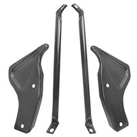 1966-67 Chevelle 4pc Rear Bumper Bracket Set