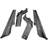 1967 Chevelle 4pc Front Bumper Bracket Set