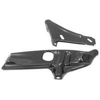 1968-72 Nova Front 2pc Bumper Bracket Set - Left