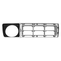 Silver/Black Headlamp Door for 1976-77 Ford Pick Up - Right