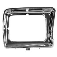 Rectangle Headlamp Door for 1978-79 Ford Pick Up - Right, Chrome