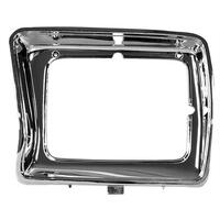 Rectangle Headlamp Door for 1978-79 Ford Pick Up - Left, Chrome