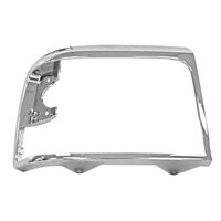 Headlamp Door for 1992-98 Ford Bronco/Pick Up - Chrome/Grey, Right