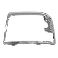 Headlamp Door for 1992-98 Ford Bronco/Pick Up - Chrome/Grey, Left