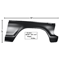 1973 - 1979 F Truck Fender Right F100 F150 F250 F350 Dentside