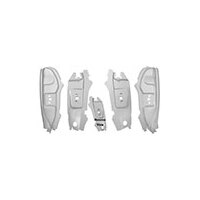 1967-68 Mustang 4pc B-Pillar Kit Weld-Thru Primer