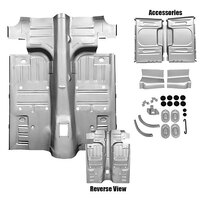 Rear Floor Pan For 2 Mini Tub for 1969-70 Ford Mustang