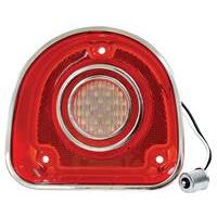 1968 Impala Red/Clear Back-Up Light W/ Trim