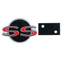 1966 Nova "SS" Grille Emblem W/ Retainer