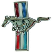 1965-66 Mustang Curved Glove Box Emblem