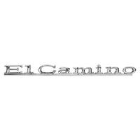1967 El Camino "El Camino" Hood Emblem