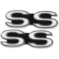 1968 Camaro "SS" Fender Emblem - Pair