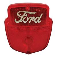 Tail Light Lens w/ Ford for 1953-56 Ford Pick Up