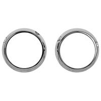 Head Lamp Bezel - Pair for 1966-70 Ford Bronco - Chrome