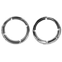 Head Lamp Bezel - Pair for 1971-77 Ford Bronco - Chrome