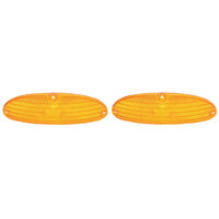 Park Lamp Lens - Pair for 1955-55 Chevrolet - Amber