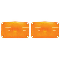 Park Lamp Lens - Pair for 1956 Chevrolet - Amber