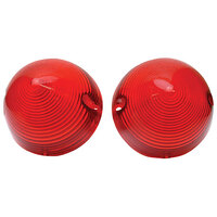 Red Tail Lamp Lens - Pair for 1956 Chevrolet