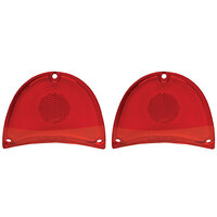 Red Tail Lamp Lens - Pair for 1957-57 Chevrolet