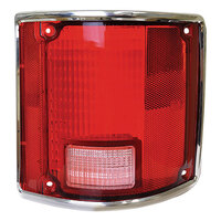 Tail Lamp Lens w/ Trim for 1973-87 Chevrolet Pick Up - Right