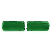 1968-68 Camaro Arm Rest Base (Pair) - Dark Green