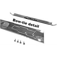 1967-72 Chevy Pickup Chrome Scuff Plate - with Bowtie