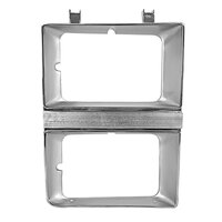 Chrome/Silver Headlamp Door for 1981-82 Chevrolet Pick Up - Right