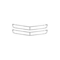 1970 Chevelle 10pc SS Grille Molding Kit