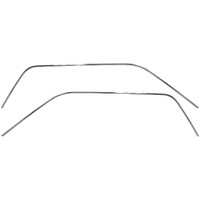 1964 - 1968 Mustang Coupe Drip Rail Moldings - Pair