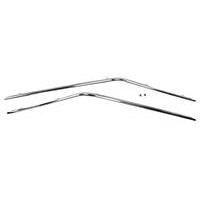 1971-73 Mustang Coupe 2pc Drip Rail Molding Set