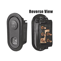 Door Lock Switch for 1990-94 Chevrolet Pick Up - Round