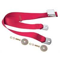 1967-74 Camaro/GM 74" Seat Belt - Dark Red