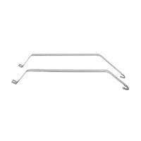 Stainless Steel Gas Tank Straps - Pair for 1976-81 Chevrolet Camaro