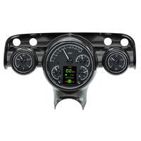 1957 Chevy Car HDX Instruments - Black Alloy Face