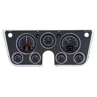 1967-72 Chevy/GMC Pickup MDX Instruments (Metric) Black Alloy Face