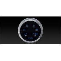 1949-1950 Chevy Digital Instrument System (Metric) Blue Display